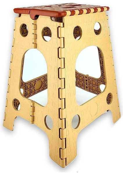 Taşınabilir Katlanır Portatif 3 No Kamp Sandalyesi Tabure 45,5cm X 35cm Al3888