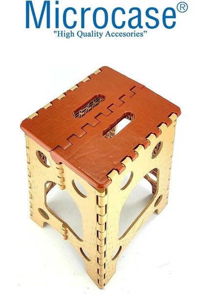 Taşınabilir Katlanır Portatif 3 No Kamp Sandalyesi Tabure 45,5cm X 35cm Al3888
