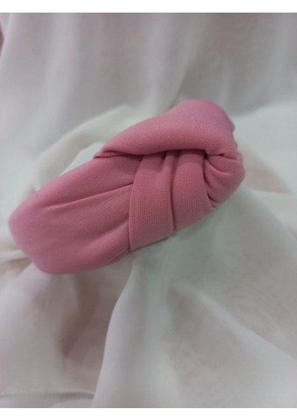 Düğümlü Cotton Düz Renk Taç