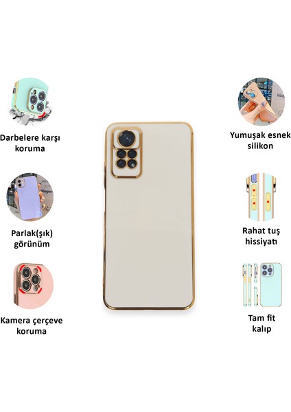 Xiaomi Redmi Note 12 Pro 4g Kılıf Kenar Detaylı Yumuşak Parlak Silikon fiyatları