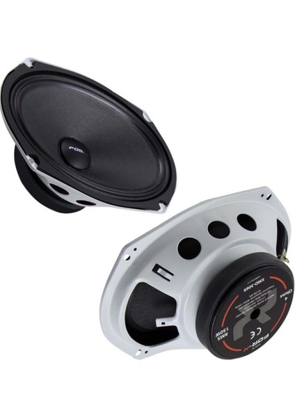 XMD-3069 300 Watt 150 Watt Rms 6x9 Oval Midrange Hoparlör