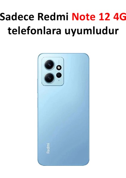 Xiaomi Redmi Note 12 4g Kılıf Kenar Detaylı Yumuşak Parlak Silikon
