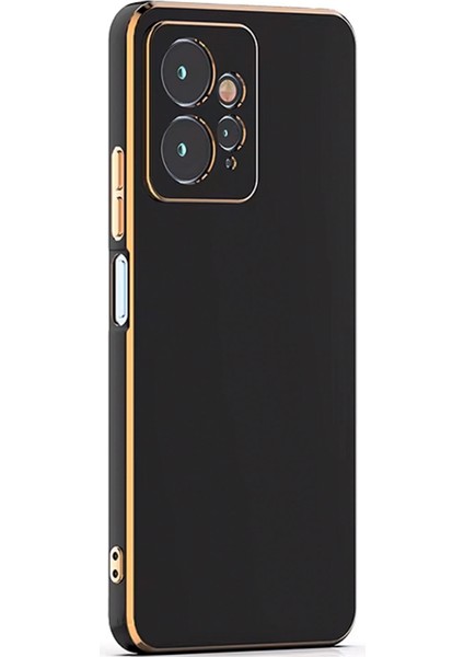 Xiaomi Redmi Note 12 4g Kılıf Kenar Detaylı Yumuşak Parlak Silikon