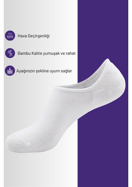 Görünmez Babet Pamuklu Çorap Unisex 6 Çift fiyatları