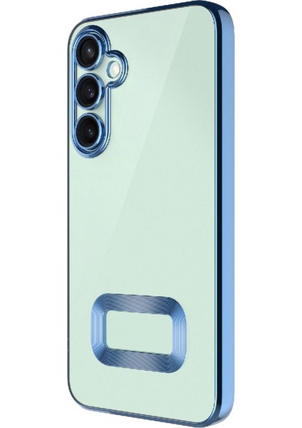 Samsung Galaxy A26 Kılıf Omega Silikon Kamera Korumalı Mavi