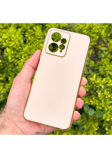 Xiaomi Redmi Note 12 4g Kılıf Kenar Detaylı Yumuşak Parlak Silikon