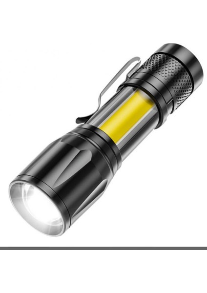 Mini Elfeneri,güçlü Dinamik Pratik Cep Feneri USB Şarjlı El Feneri
