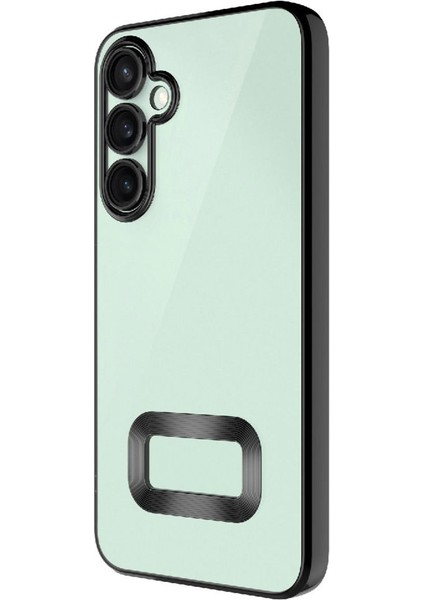 Samsung Galaxy A36 Kılıf Omega Silikon Kamera Korumalı Siyah