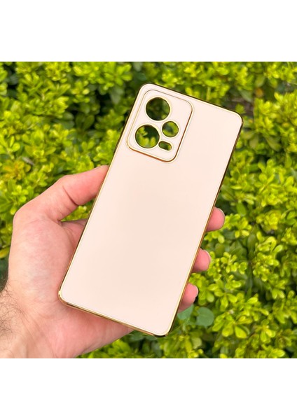 Xiaomi Redmi Note 12 Pro 5g Kılıf Kenar Detaylı Yumuşak Parlak Silikon