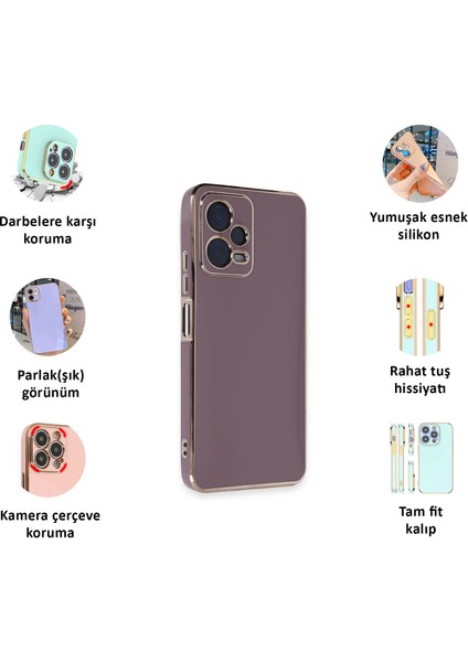 Xiaomi Redmi Note 12 Pro 5g Kılıf Kenar Detaylı Yumuşak Parlak Silikon fiyatları