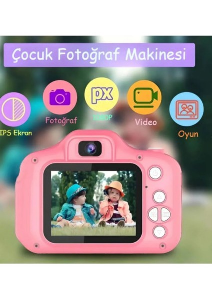 Cmr9 Plus Mini 1080P Hd Çocuk Kamera Dijital Fotoğraf Makinesi 2.0 Inç Ekran 13MP 2025