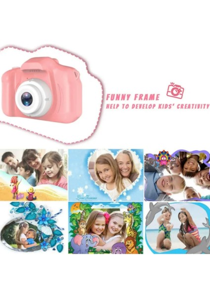 Cmr9 Plus Mini 1080P Hd Çocuk Kamera Dijital Fotoğraf Makinesi 2.0 Inç Ekran 13MP 2025