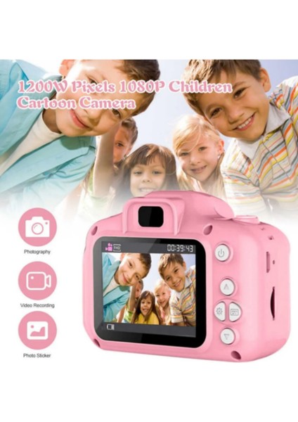 Cmr9 Plus Mini 1080P Hd Çocuk Kamera Dijital Fotoğraf Makinesi 2.0 Inç Ekran 13MP 2025