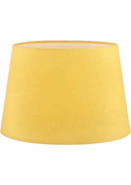 Kumaş Sarı Lambader Başlığı Çap 35 cm Konik AB865
