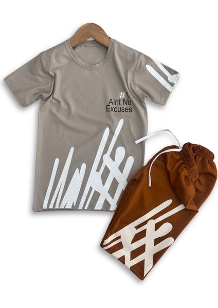 Erkek Çocuk Tişört & Kapri Takımı - Ekonomik Yazlık Şıklık