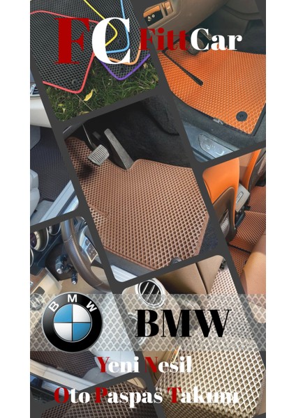 Fittcar Bmw 5 F10 2011 - 2013 Akıllı Oto Paspas Takımı Eva Mat
