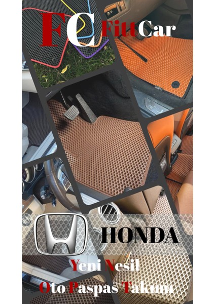 Fittcar Honda Civic Fb - Fg 2012 - 2015 (Hatchback) Akıllı Oto Paspas Takımı Eva Mat