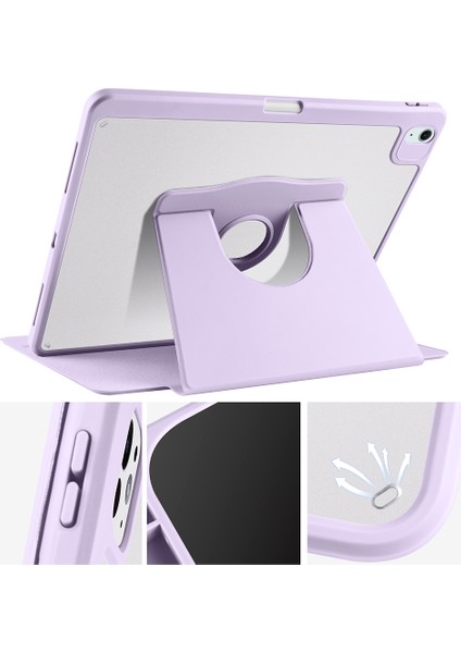 Apple iPad 11.nesil A16 11INÇ/10.NESIL 10.9inç Kılıf Termik Kalem Bölmeli Dönebilen Standlı Kılıf Smart Case modelleri