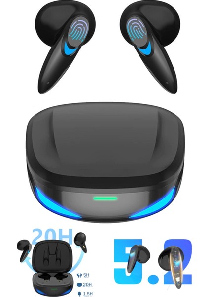 G10 Bt 5.2 Düşük Gecikmeli Kablosuz Dokunmatik Gaming Bluetooth Oyuncu Kulaklığı