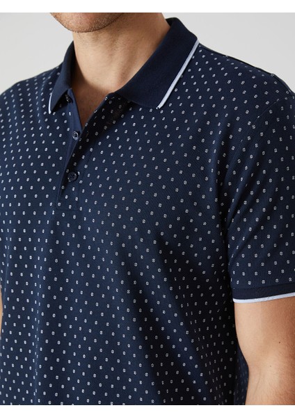 Yeni Sezon Polo Yaka Kisa Kollu Desenli Pike Erkek Tisort - S57226Z8 modelleri