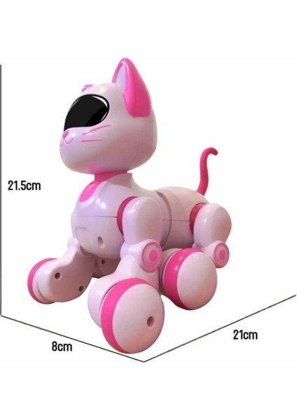 Uzaktan Kumandalı 30 Fonksiyon Akıllı Interaktif Öğretici Robot Kedi Oyuncak