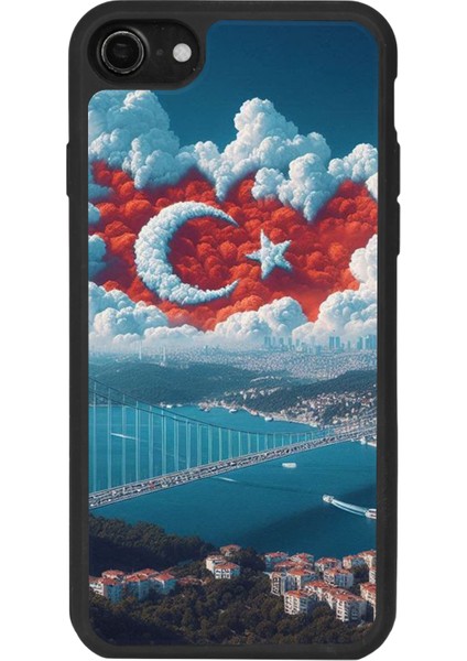 Apple iPhone 7 Uyumlu Mat Siyah Kılıf – Yumuşak Silikon, Koruyucu, Şok Emici Kapak