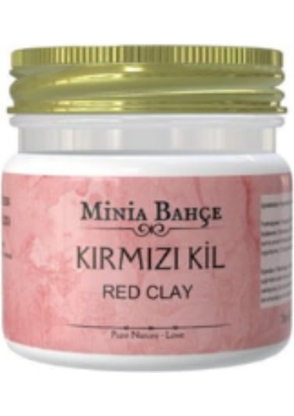 Kırmızı Kil (%100 Doğal) – 75 gr