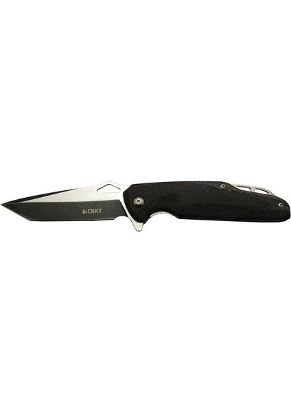 Crkt Predator 706 Cbk Siyah Kamp / Outdoor Çakı 21cm - Yarı Otomatik Kemerlikli K - Mct2100-3558