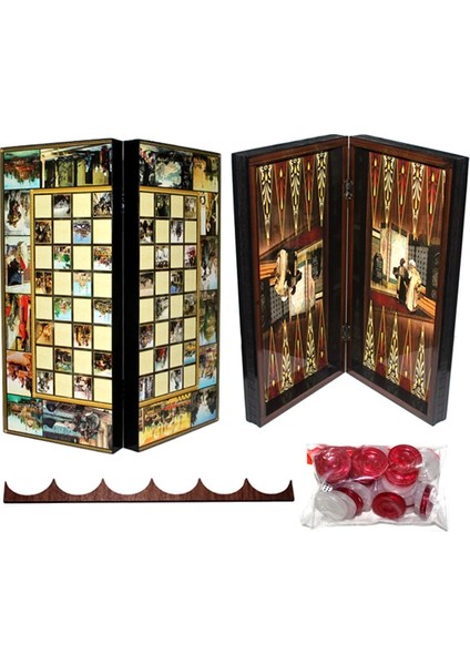 Özel Tasarlanmış Osmanlı Tavla - MCT9547-5532