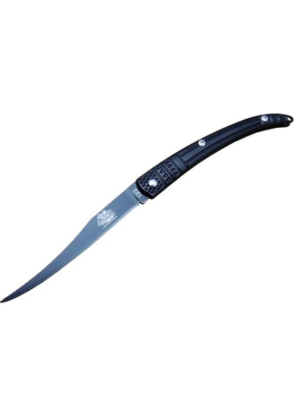 Y 122 Siyah Kılçık Outdoor Çakı 16cm - Manuel Işlemeli Sap - Mct9569-3298