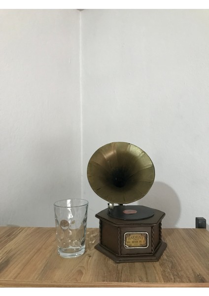 Dekoratifmetal Gramofon Çekmeceli fiyatları