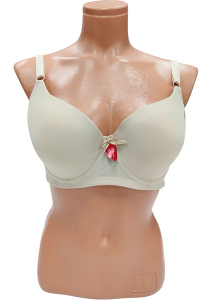 C Cup Telli Süngerli Içi Boş 3 Kopçalı Mikro Kumaş Toparlayıcı Sütyen