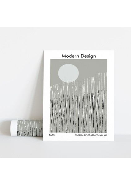 Dekoratif Çerçevesiz Poster Modern Design Çizgi Soyut Çerçevesiz Tablo modelleri