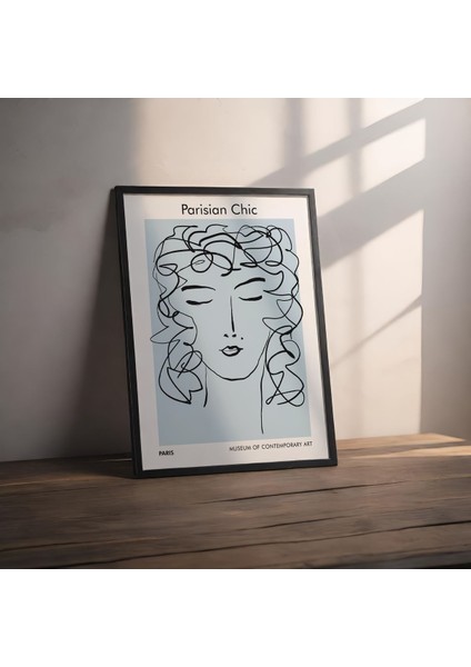 Dekoratif Çerçevesiz Poster Parisian Soyut Çerçevesiz Tablo