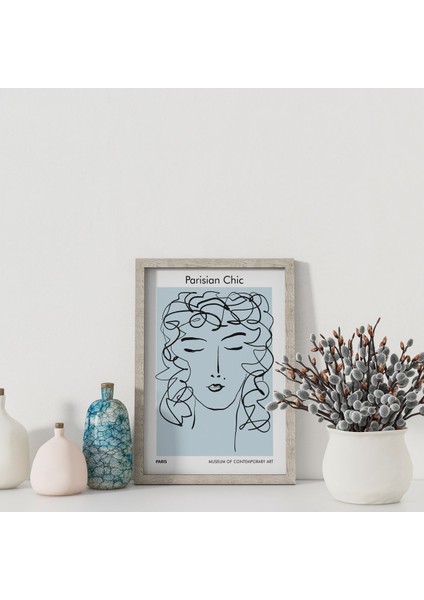 Dekoratif Çerçevesiz Poster Parisian Soyut Çerçevesiz Tablo fiyatları