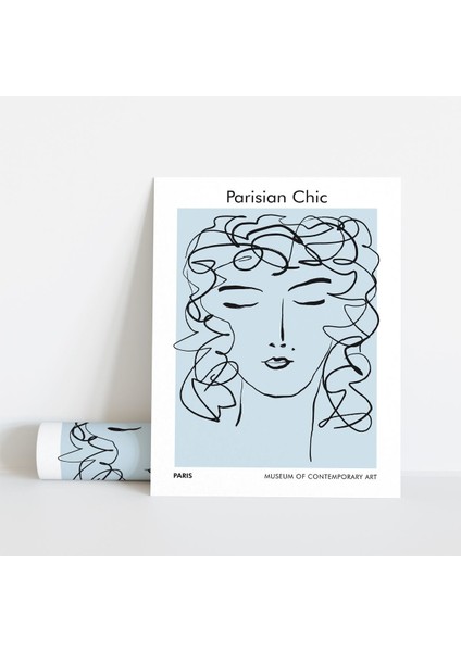 Dekoratif Çerçevesiz Poster Parisian Soyut Çerçevesiz Tablo modelleri