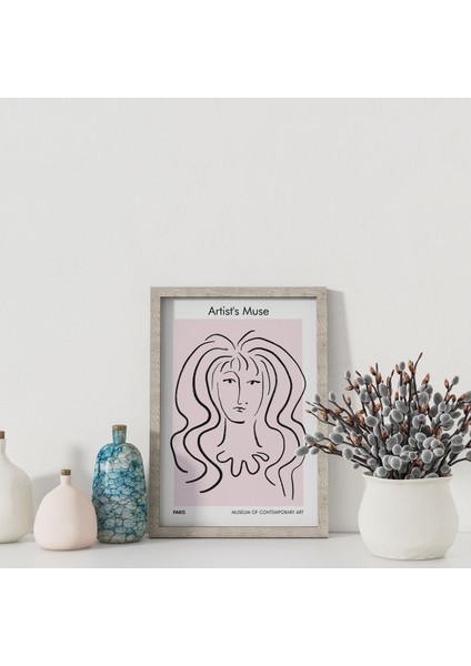 Dekoratif Çerçevesiz Poster Artist Muse Soyut Çerçevesiz Tablo fiyatları