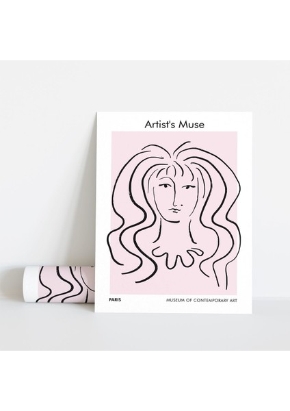 Dekoratif Çerçevesiz Poster Artist Muse Soyut Çerçevesiz Tablo modelleri
