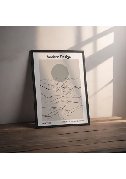 Dekoratif Çerçevesiz Poster Modern Design Soyut Çerçevesiz Tablo
