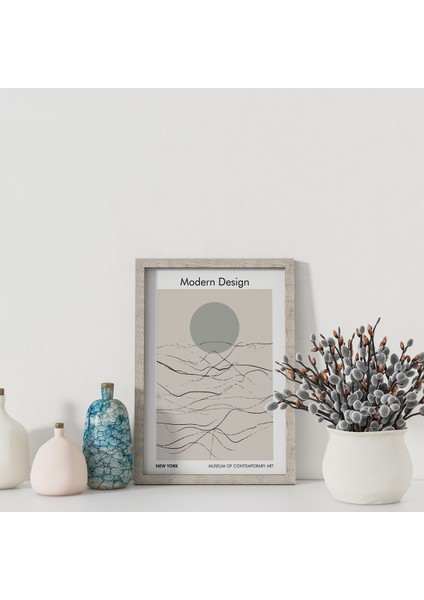 Dekoratif Çerçevesiz Poster Modern Design Soyut Çerçevesiz Tablo