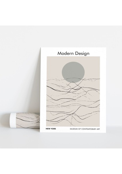 Dekoratif Çerçevesiz Poster Modern Design Soyut Çerçevesiz Tablo