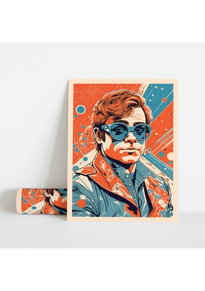 Dekoratif Çerçevesiz Poster Pop Art Adam Çerçevesiz Tablo