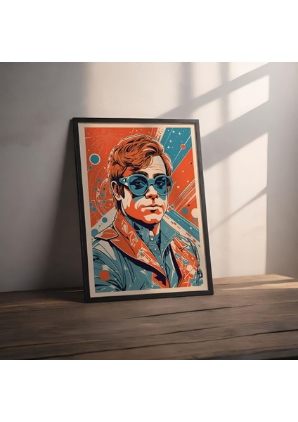 Dekoratif Çerçevesiz Poster Pop Art Adam Çerçevesiz Tablo