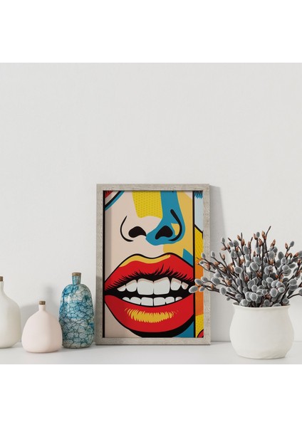 Dekoratif Çerçevesiz Poster Pop Art Çerçevesiz Tablo