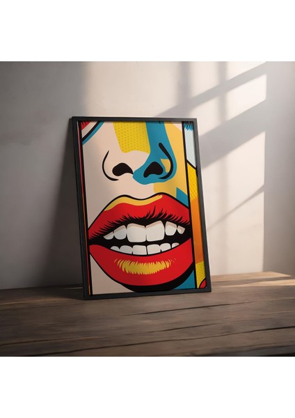Dekoratif Çerçevesiz Poster Pop Art Çerçevesiz Tablo