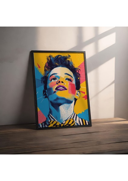 Dekoratif Çerçevesiz Poster Pop Art Erkek Çerçevesiz Tablo