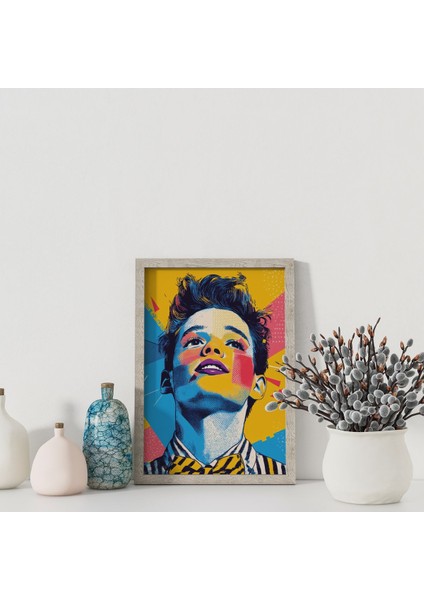 Dekoratif Çerçevesiz Poster Pop Art Erkek Çerçevesiz Tablo fiyatları