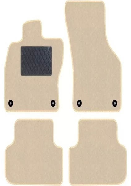 Dacia Lodgy 2012 ve Sonrası Bej Halı Bej Kenar Petek Topuk modelleri