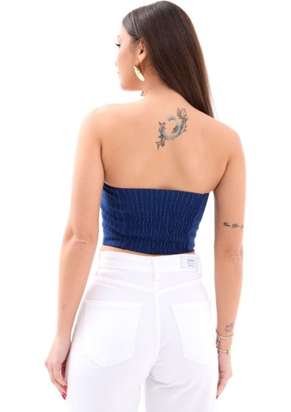 6324 Crop-Lacivert