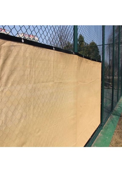Gölgelik Tente – 95LIK Gölgelik File – Krem Renk - Şeritli Halkalı - 3 Metre x 2 Metre